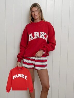 PARKE Sparkler Mockneck Sweatshirt S/M NIB